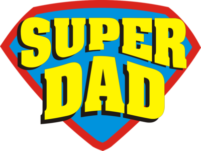 clipart super dad